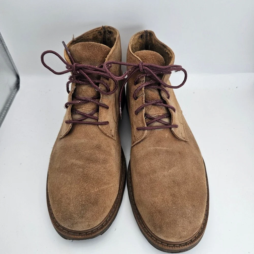 Sorel Madson Chukka Tan Suede Camo Lace Up Boots Mens 9.5 NM2462-286